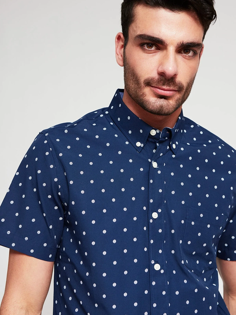CAMISA HOMBRE KENNETH STEVENS ALGODÓN MANGA CORTA - 3