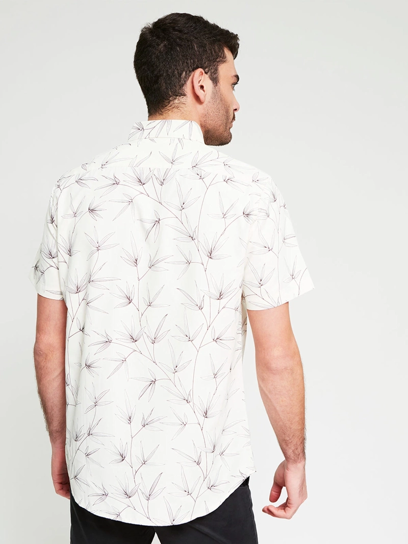CAMISA HOMBRE KENNETH STEVENS ALGODÓN MANGA CORTA - 2