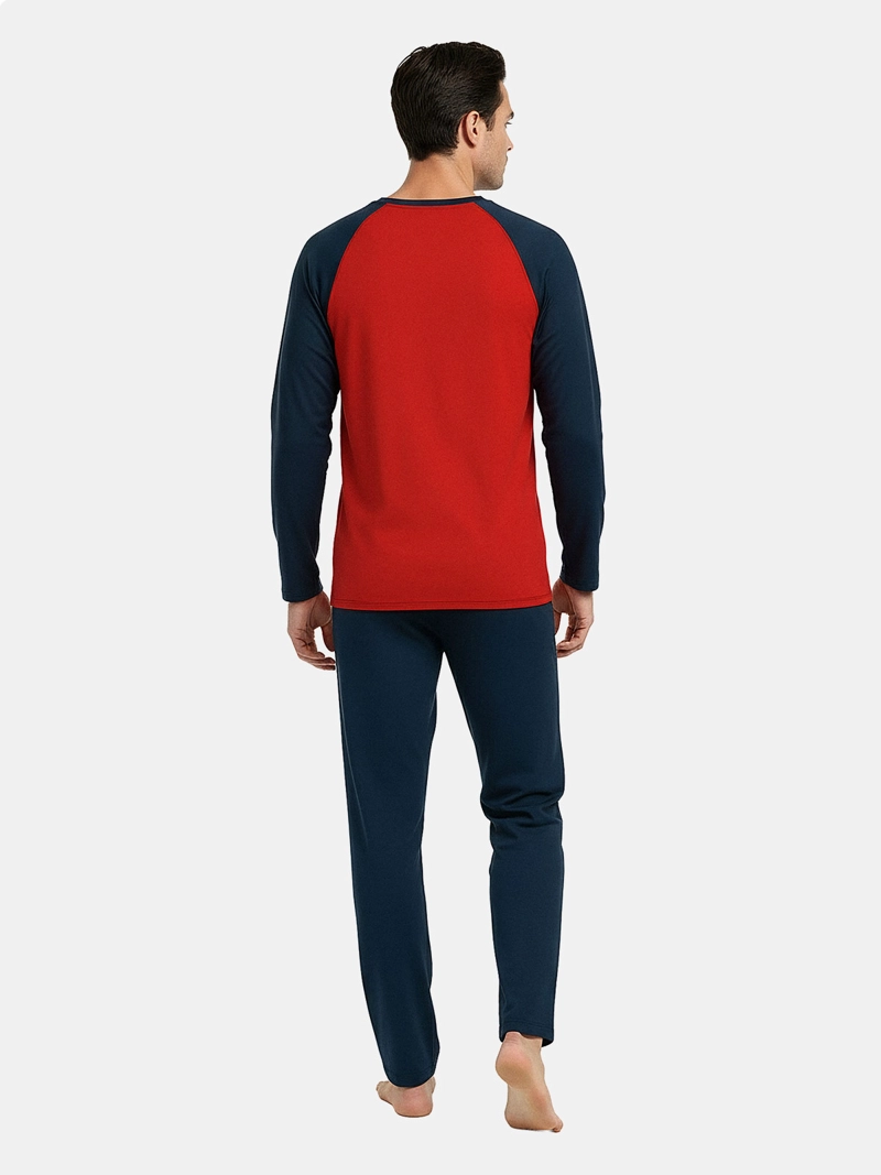 PIJAMA HOMBRE TOP ALGODÓN INVIERNO - 2