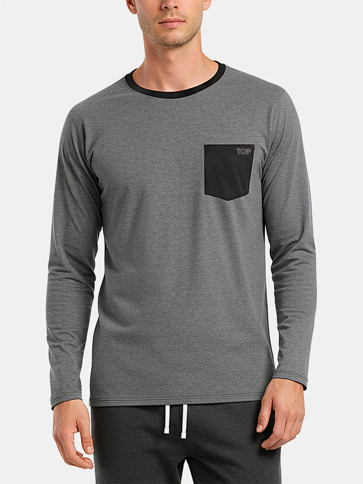 PIJAMA HOMBRE TOP ALGODÓN  - 1
