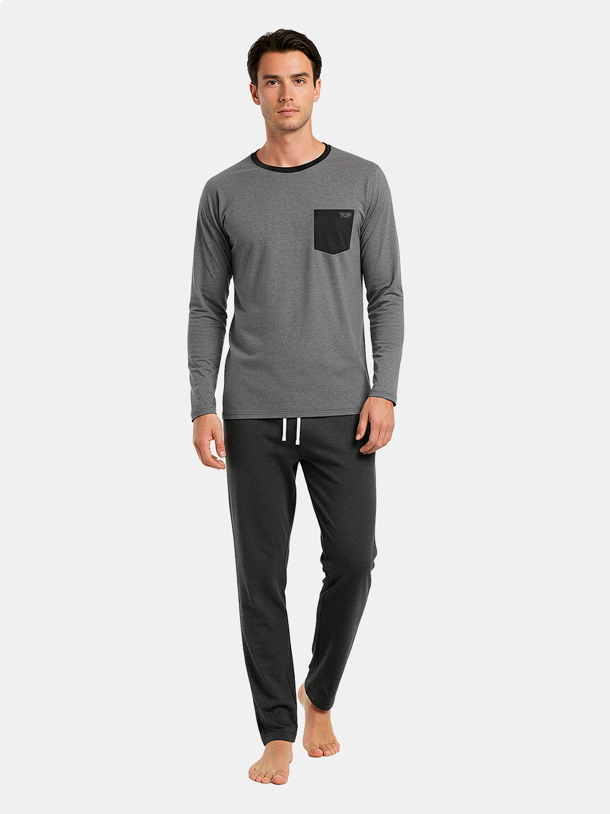PIJAMA HOMBRE TOP ALGODÓN  - 2