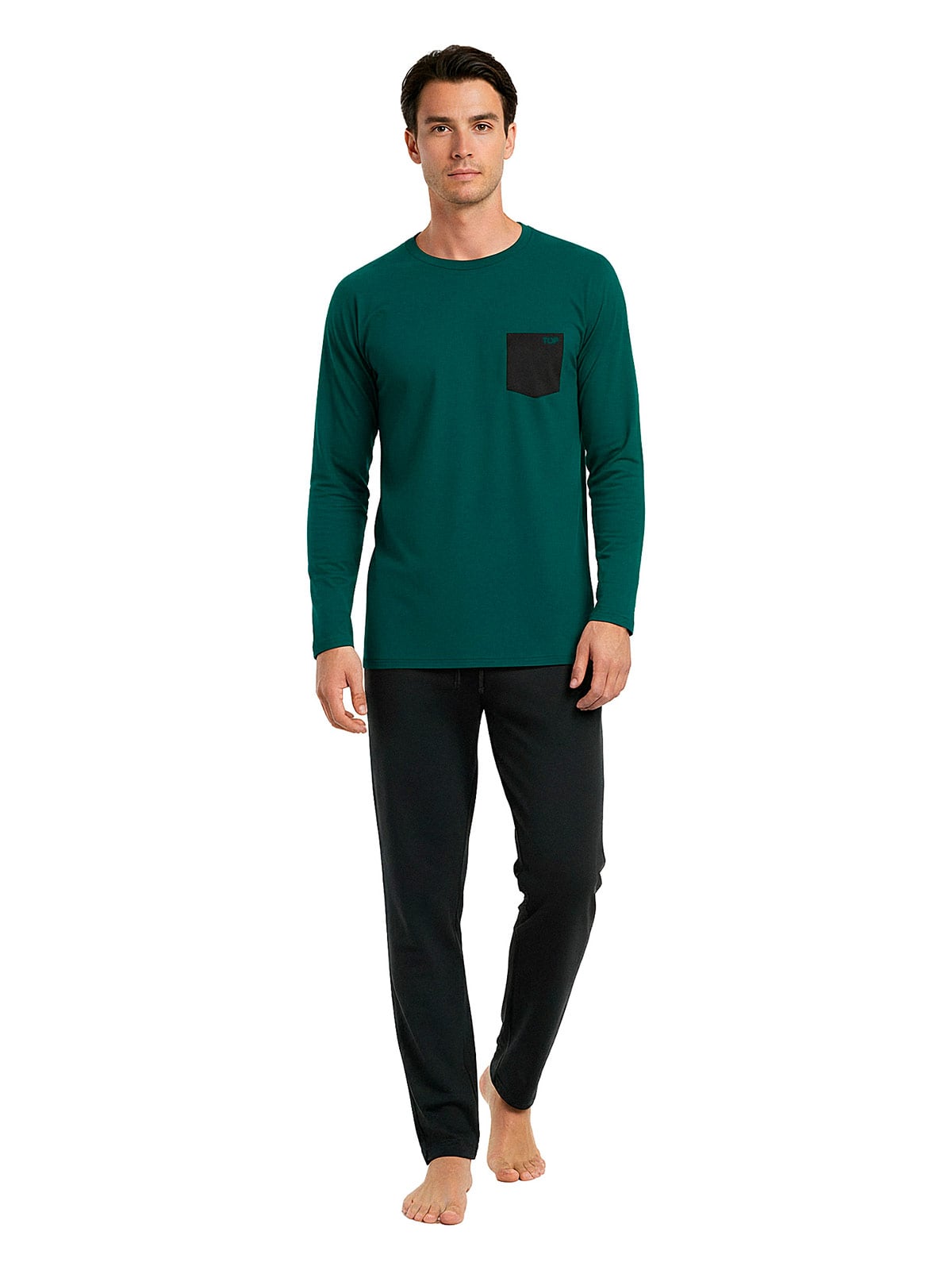 PIJAMA HOMBRE TOP ALGODÓN  - 1