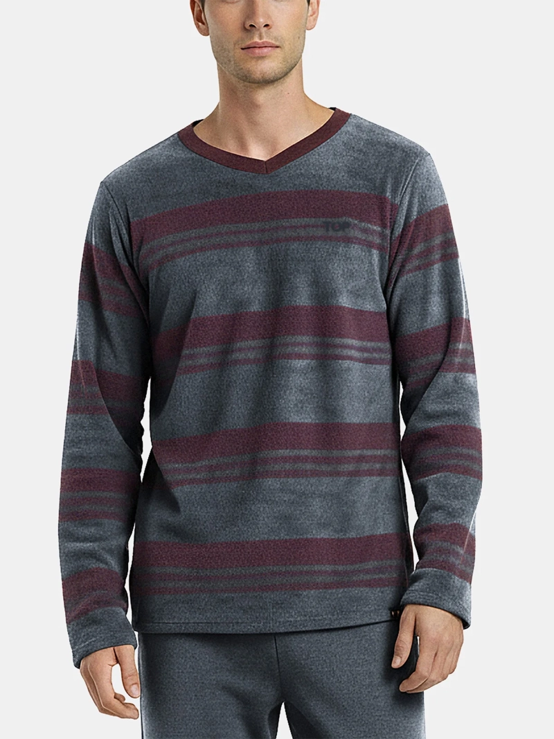 PIJAMA HOMBRE TOP INVIERNO - 3