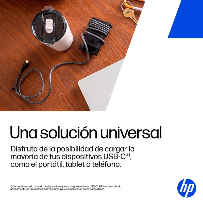 CARGADOR HP 65W USB-C LAPTOP CHARGER - 6