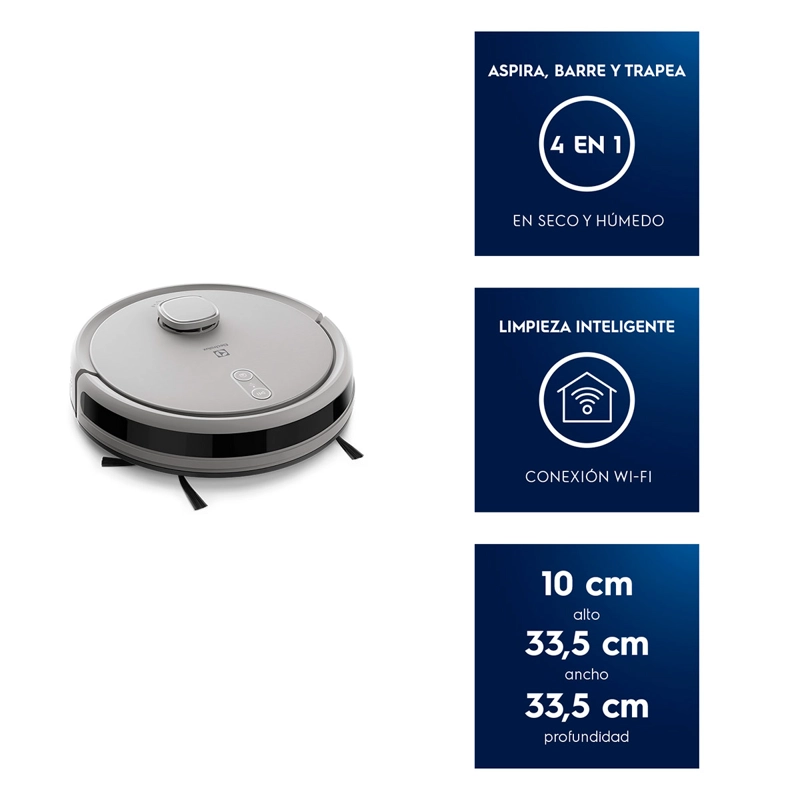 ROBOT 2 EN 1 ASPIRADORA TRAPEADOR ELECTROLUX ERB62 - 6