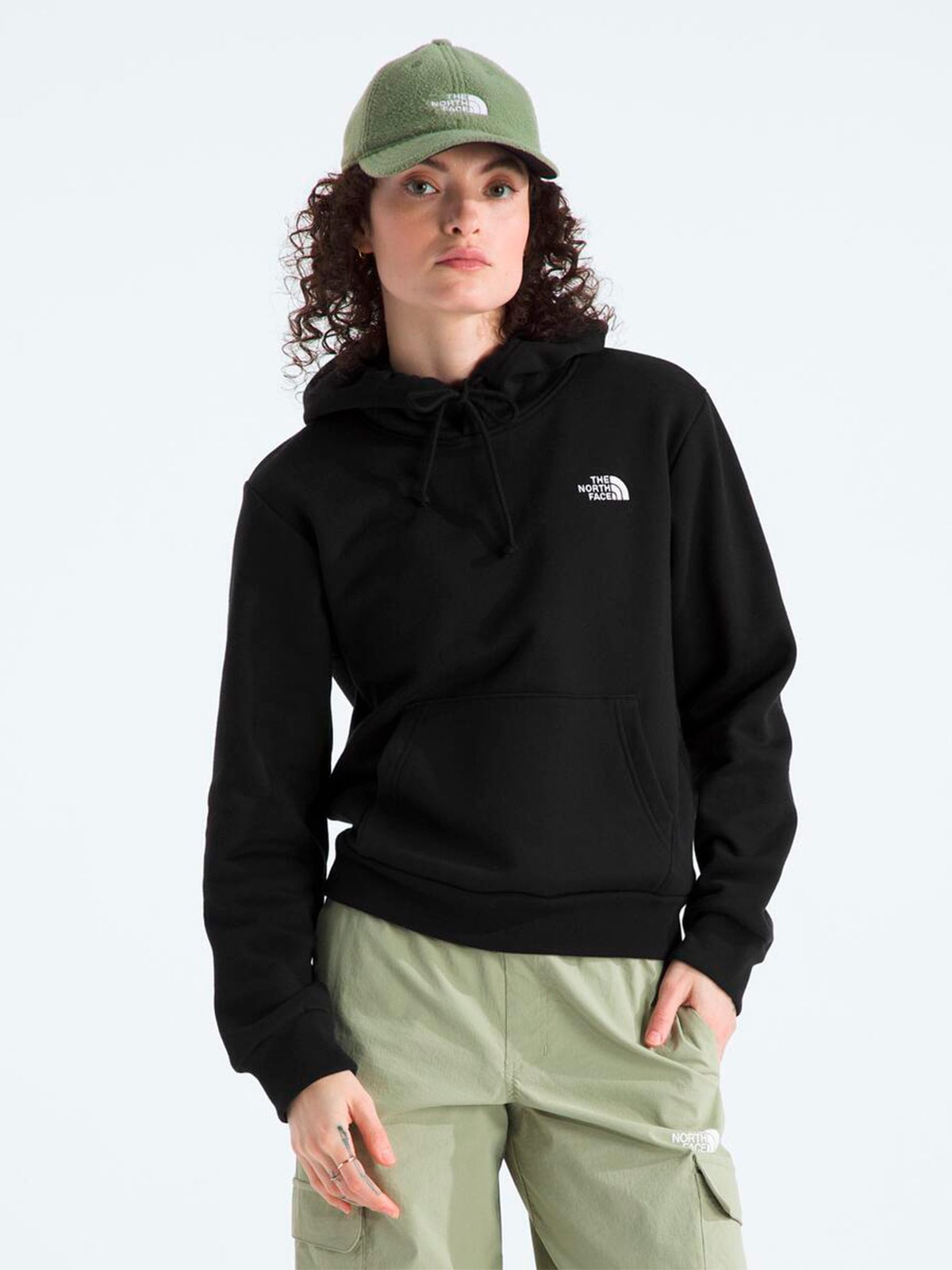 POLERON MUJER THE NORTH FACE ALGODÓN CANGURO EVOLUTION - 1