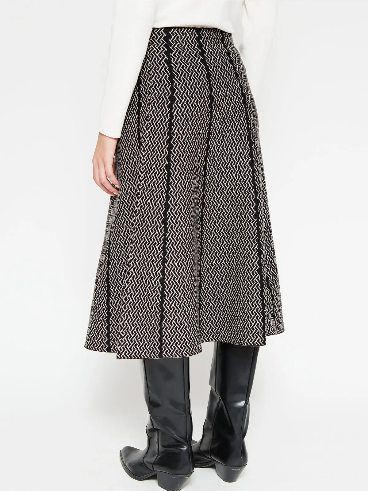 FALDA MUJER CACHAREL TEJIDA - 3
