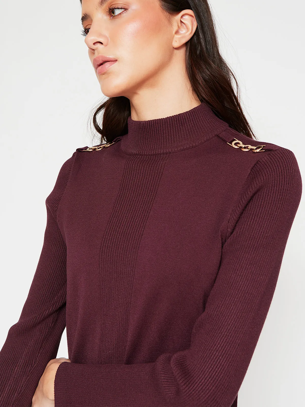 SWEATER MUJER CACHAREL MANGA LARGA - 3