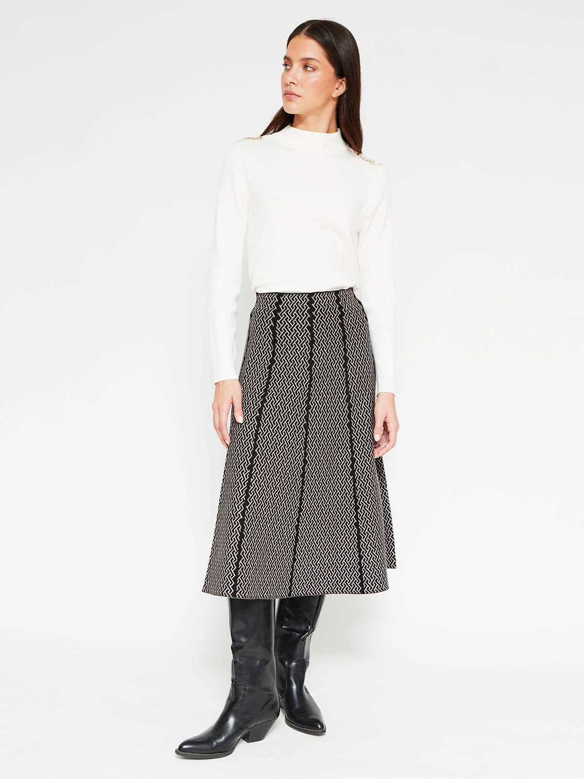 SWEATER MUJER CACHAREL MANGA LARGA - 4