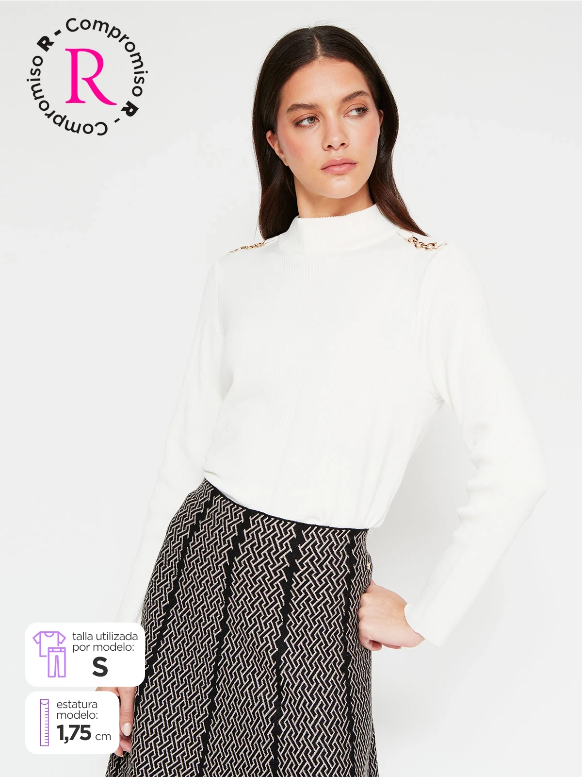 SWEATER MUJER CACHAREL MANGA LARGA - 1