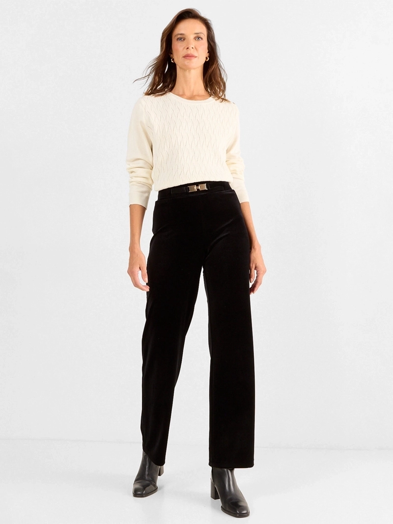 CALZA MUJER MA GRIFFE WIDELEG TERCIOPELO - 1