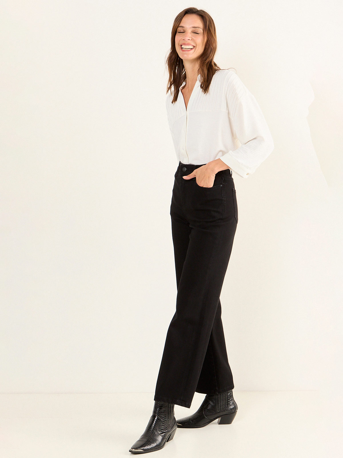JEANS MUJER MA GRIFFE ALGODÓN FLARE - 2