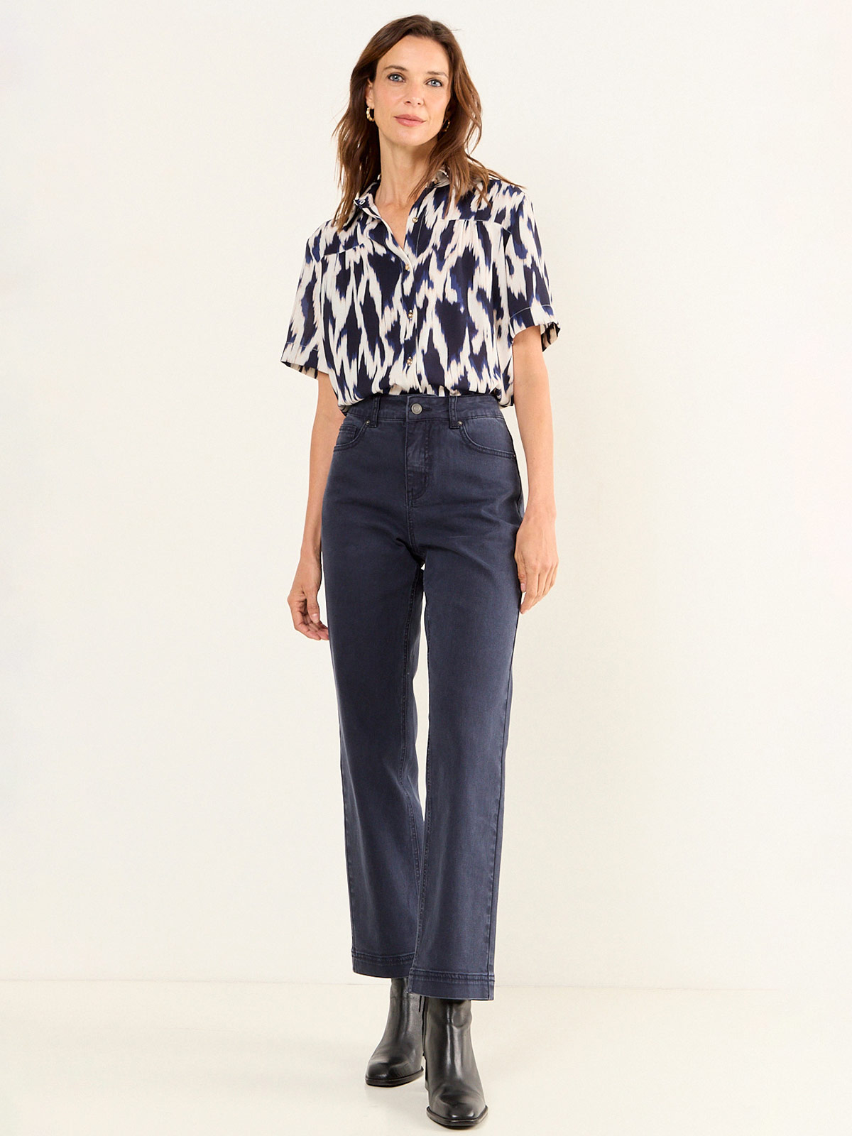 JEANS MUJER MA GRIFFE ALGODÓN RECTO - 1