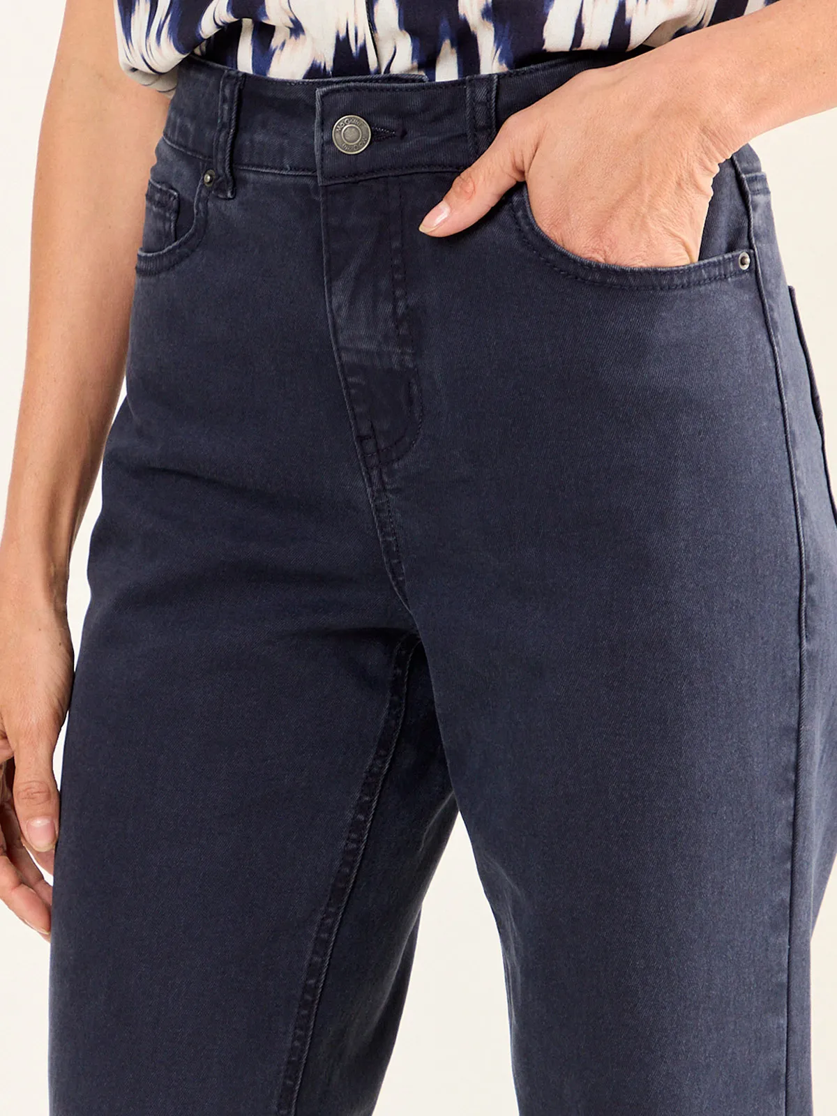 JEANS MUJER MA GRIFFE ALGODÓN RECTO - 5