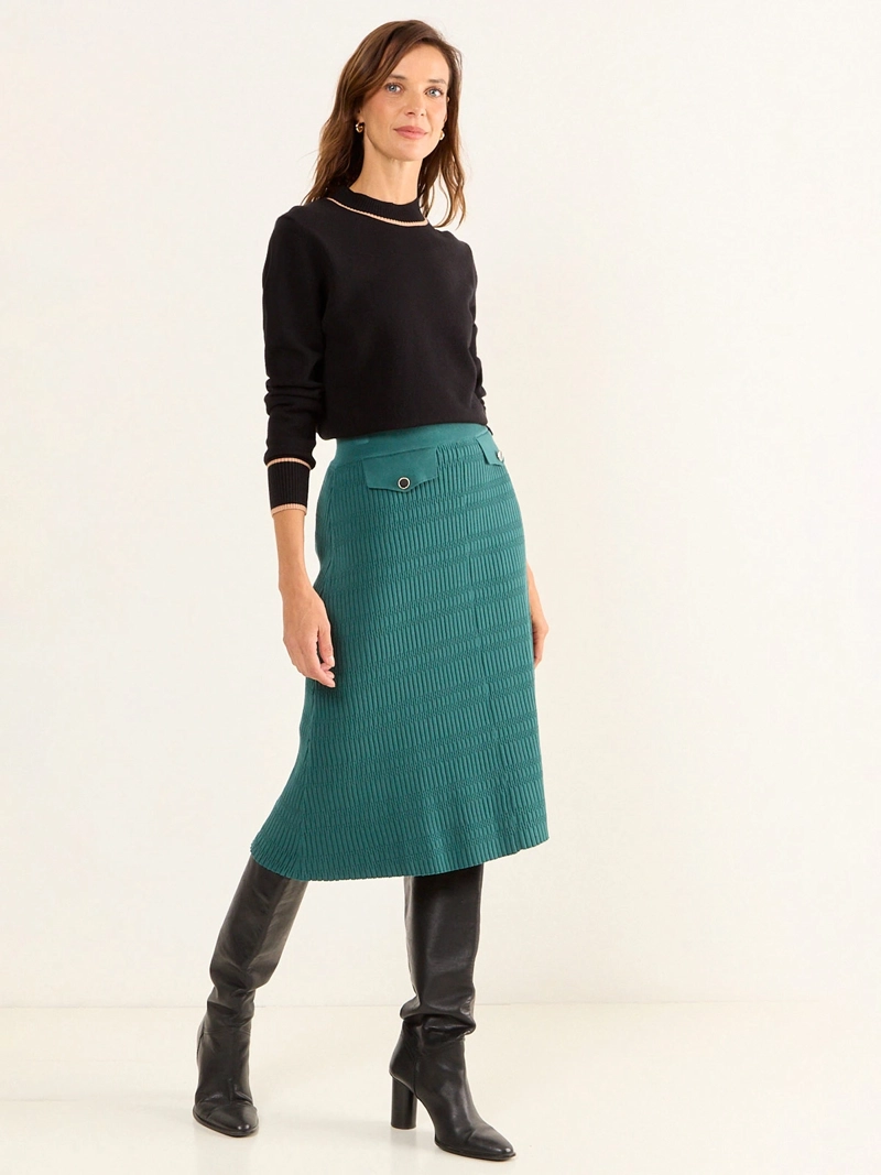 FALDA MUJER MA GRIFFE LARGA CASUAL - 2