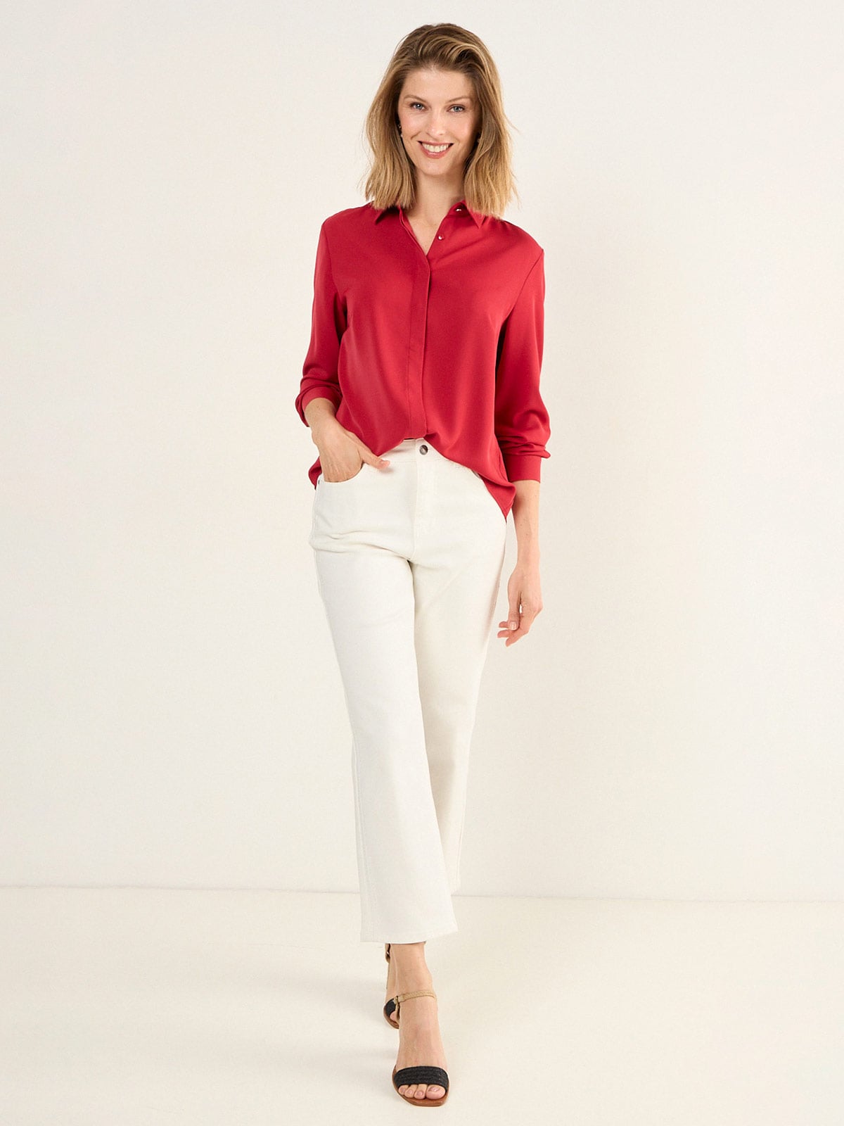 MA GRIFFE BLUSA MUJER MA GRIFFE CAMISERA CLÁSICA