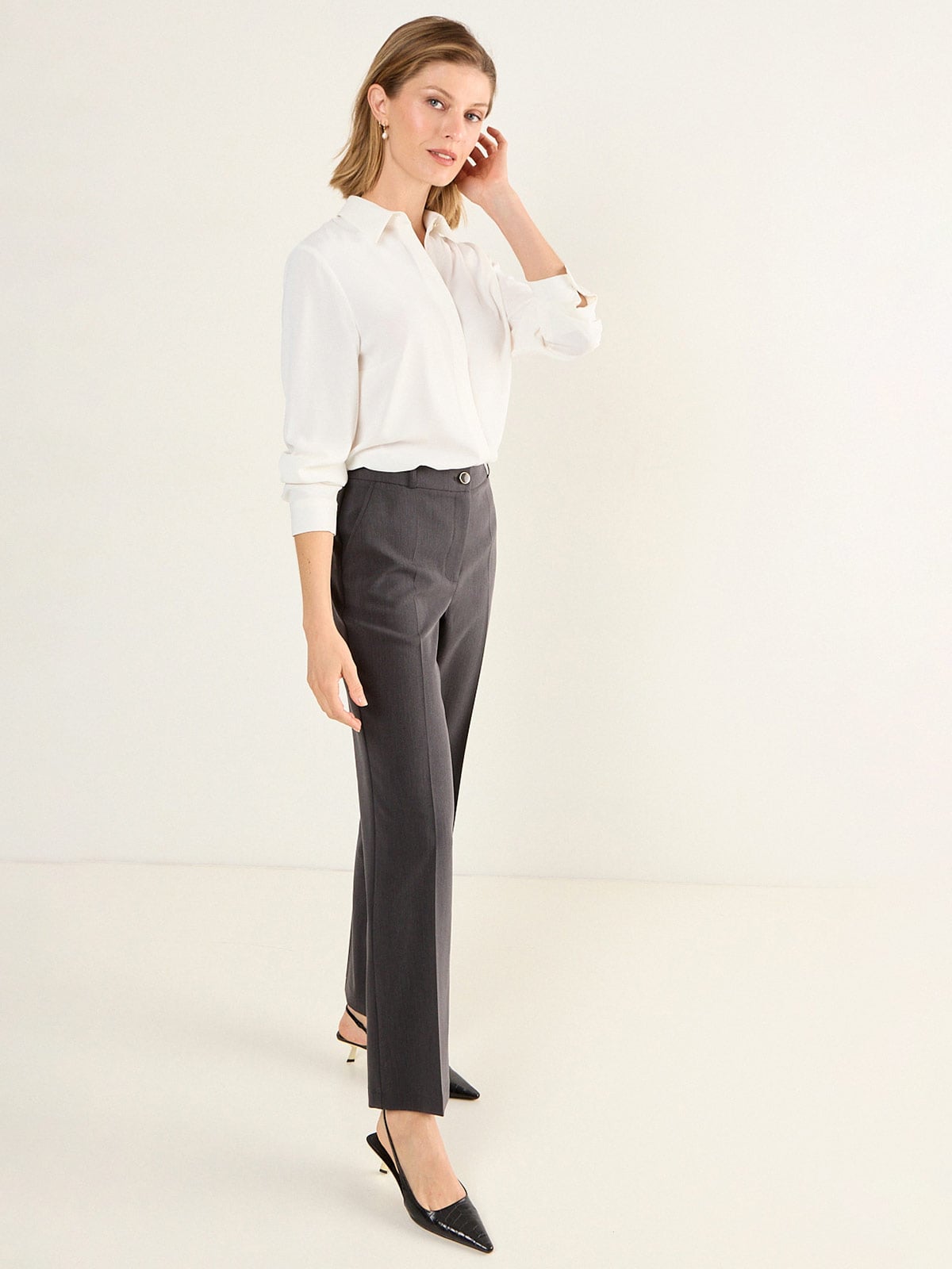 BLUSA MUJER MA GRIFFE CAMISERA CLÁSICA - 2