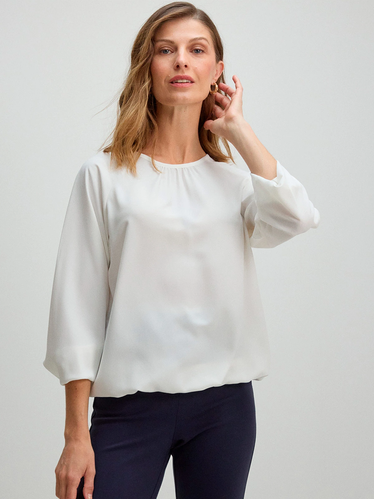 BLUSA MUJER MA GRIFFE CUELLO REONDO MANGA LARGA RAGLÁN - 3