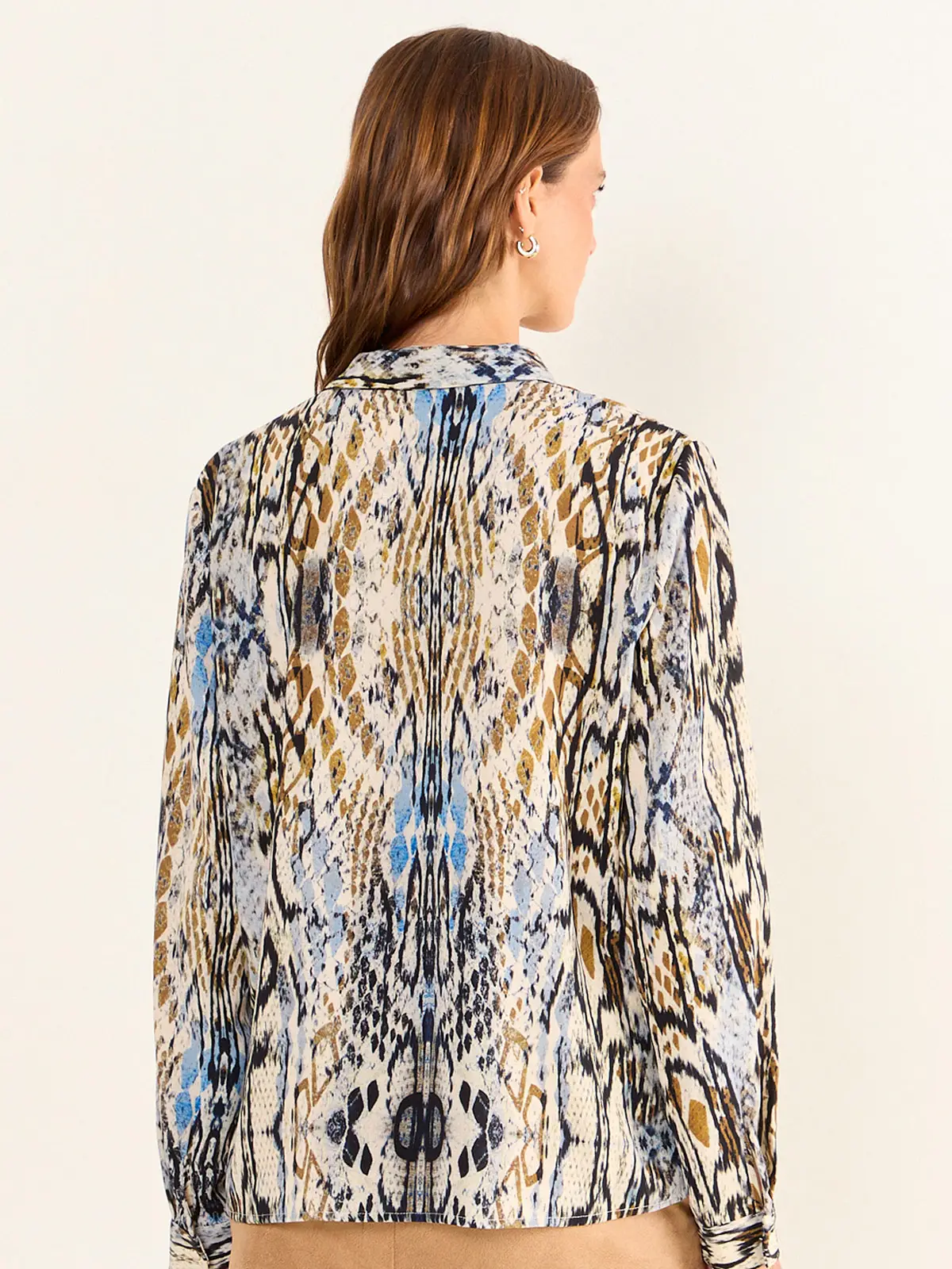 BLUSA MUJER MA GRIFFE CAMISERA ESTAMPADA - 4