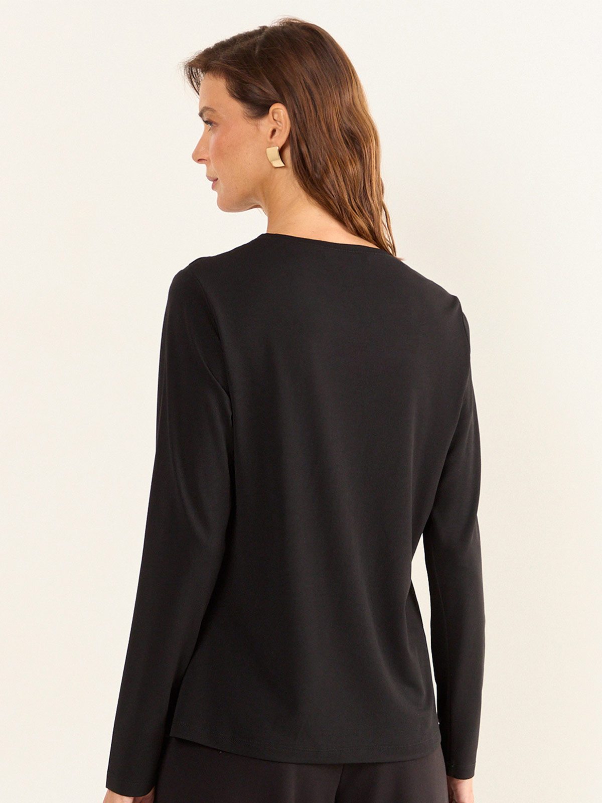 POLERA MUJER MA GRIFFE TERCIOPELO DOBLE TELA - 4