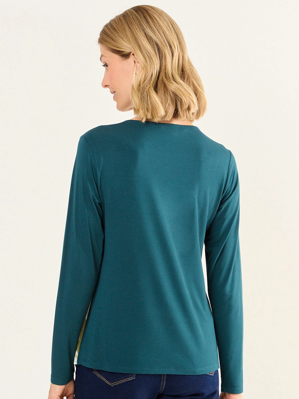 POLERA MUJER MA GRIFFE ESCOTE REDONDO ESTAMPADA TACHAS - 4