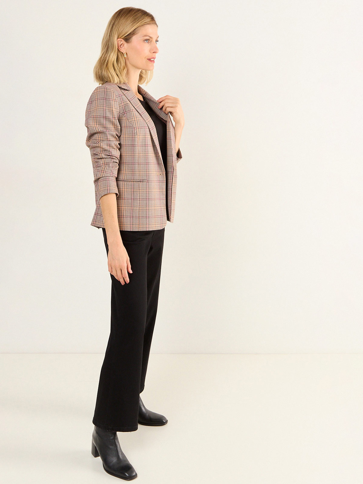 BLAZER MUJER MA GRIFFE CLÁSICO CUADRILLÉ - 2