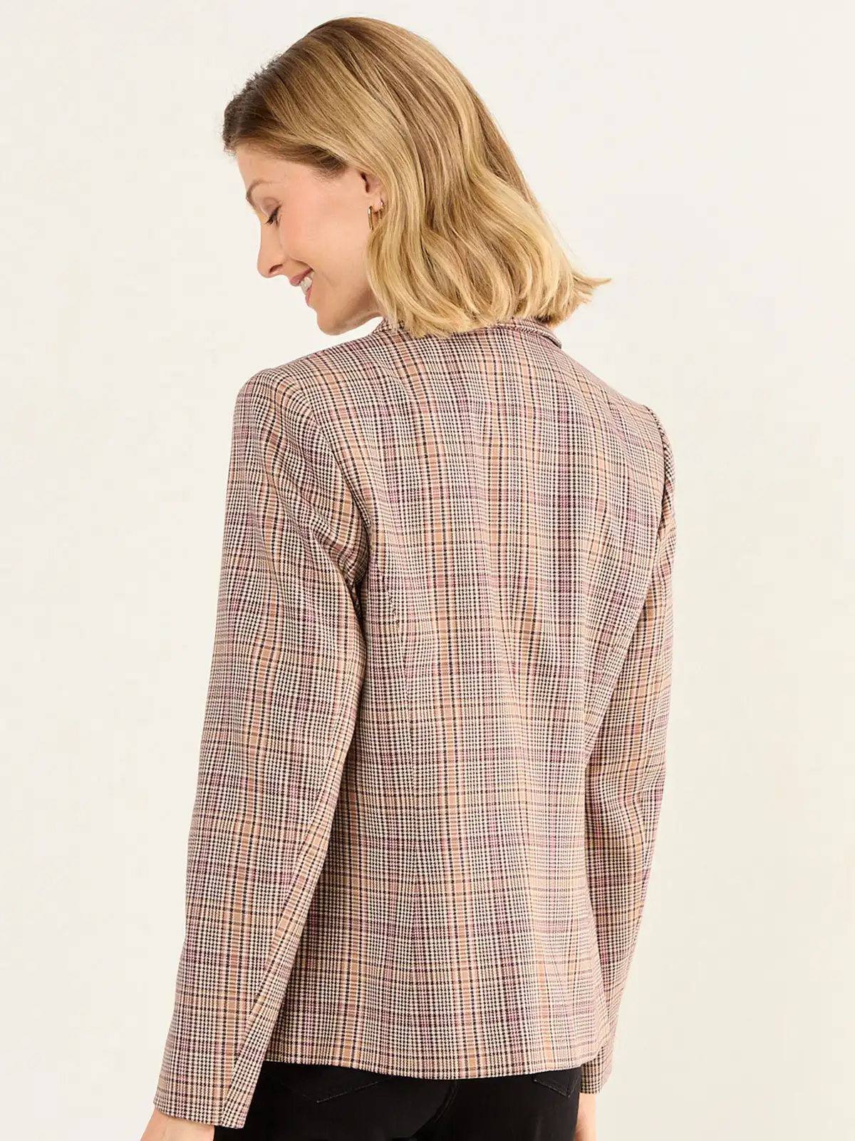 BLAZER MUJER MA GRIFFE CLÁSICO CUADRILLÉ - 4