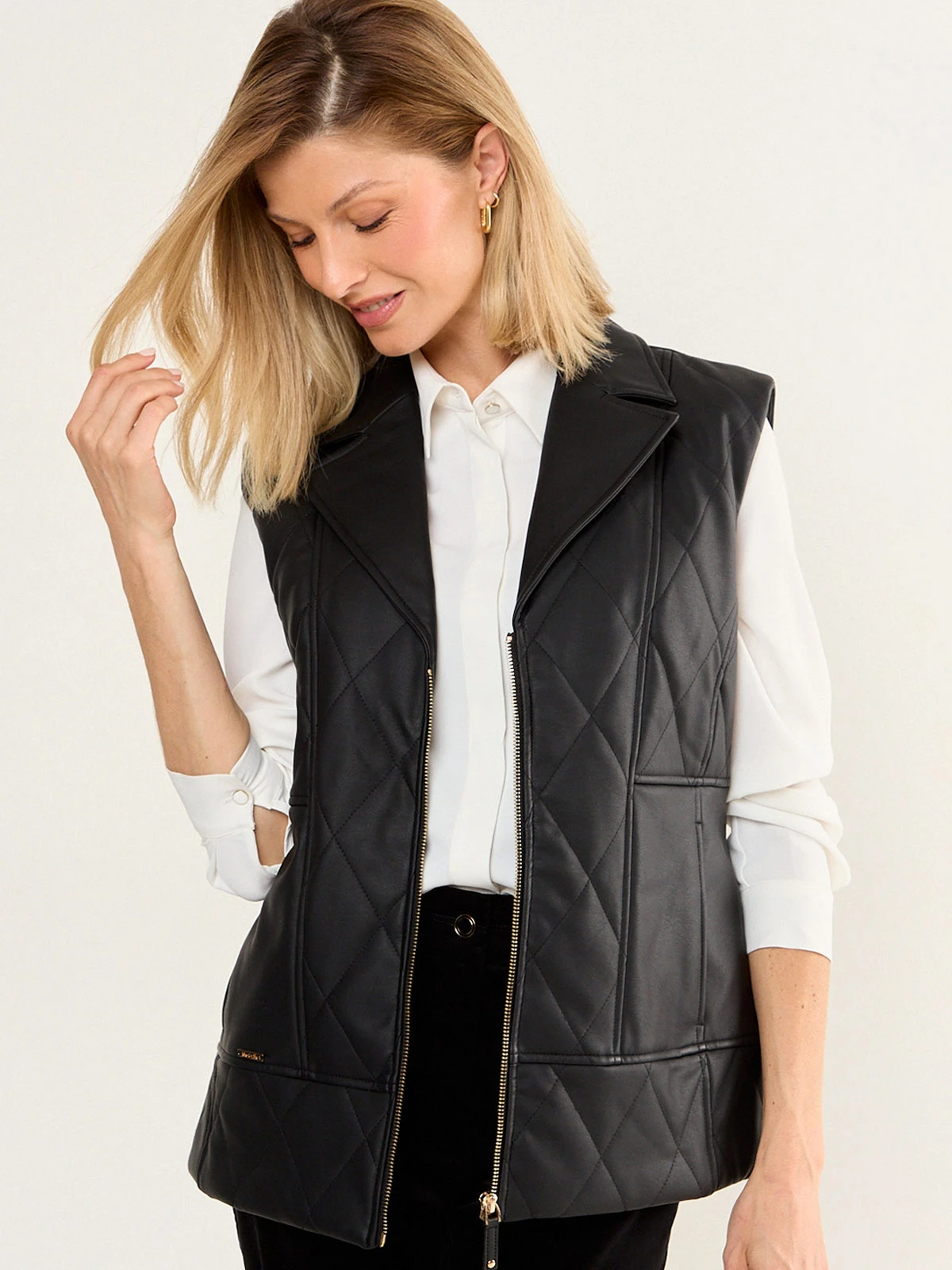 GILET MUJER MA GRIFFE CIERRE FRONTAL - 3