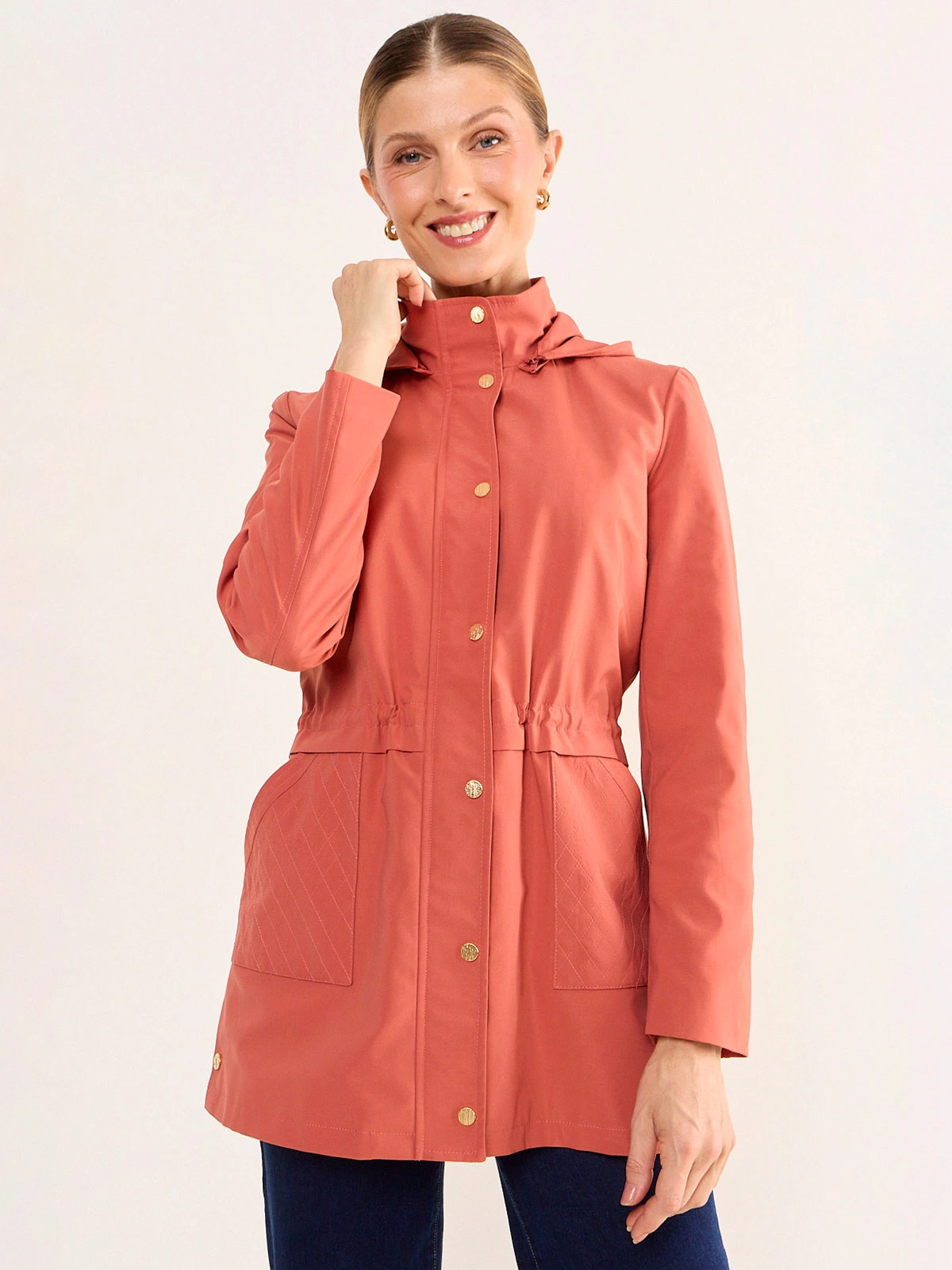 CHAQUETA MUJER MA GRIFFE TRENCH GORRO DESMONTABLE - 3