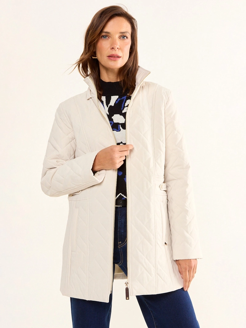 PARKA MUJER MA GRIFFE GORRO Y CIERRE - 3