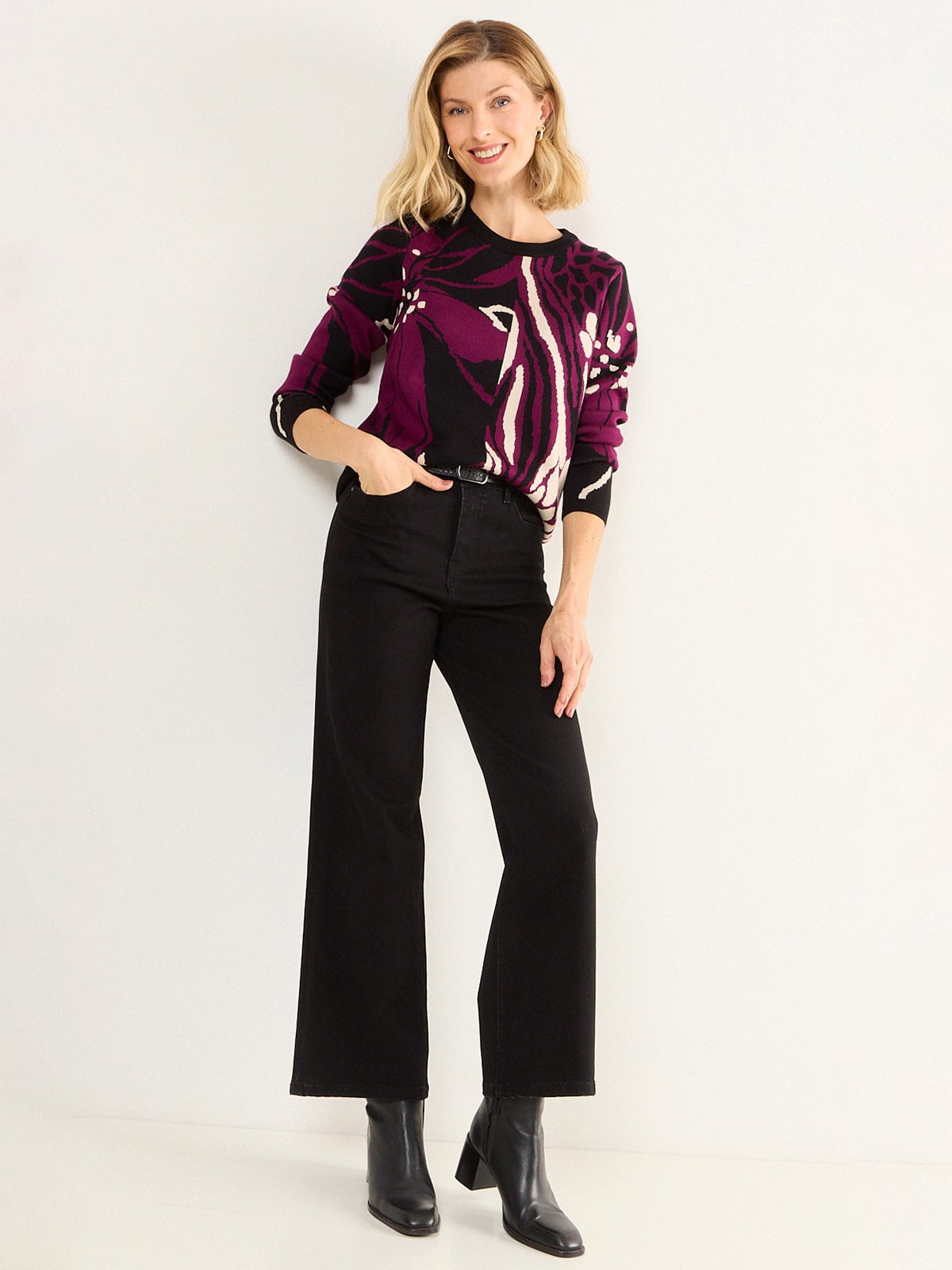 SWEATER MUJER MA GRIFFE CUELLO ALTO - 1