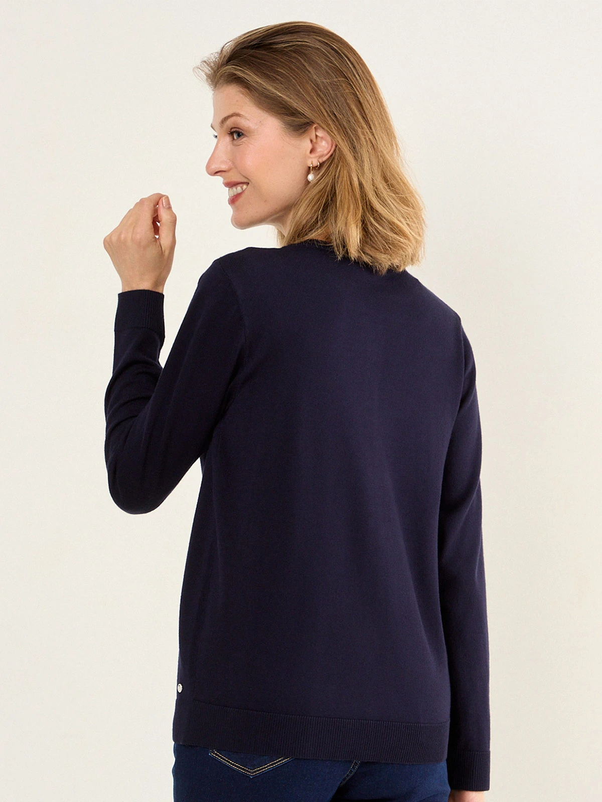 SWEATER MUJER MA GRIFFE ALGODÓN BÁSICO ABOTONADO - 4