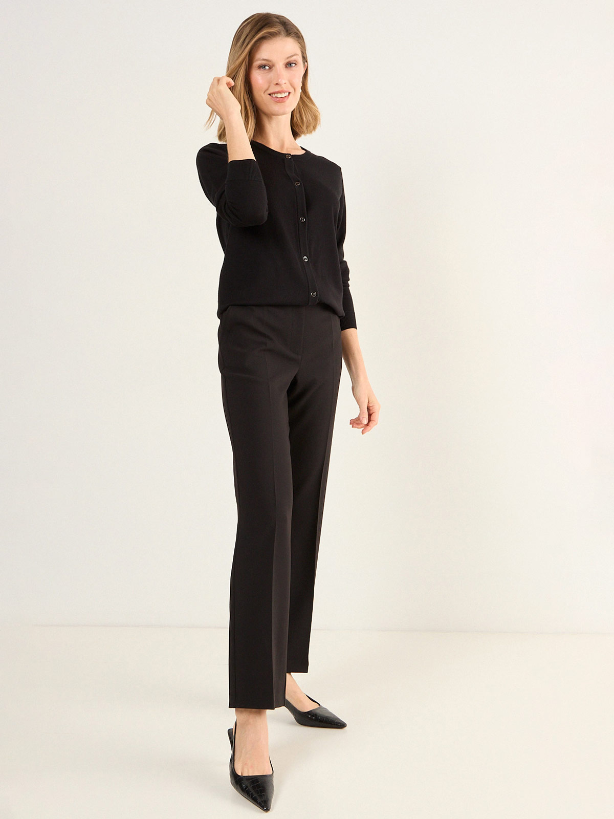 SWEATER MUJER MA GRIFFE ALGODÓN BÁSICO ABOTONADO - 2