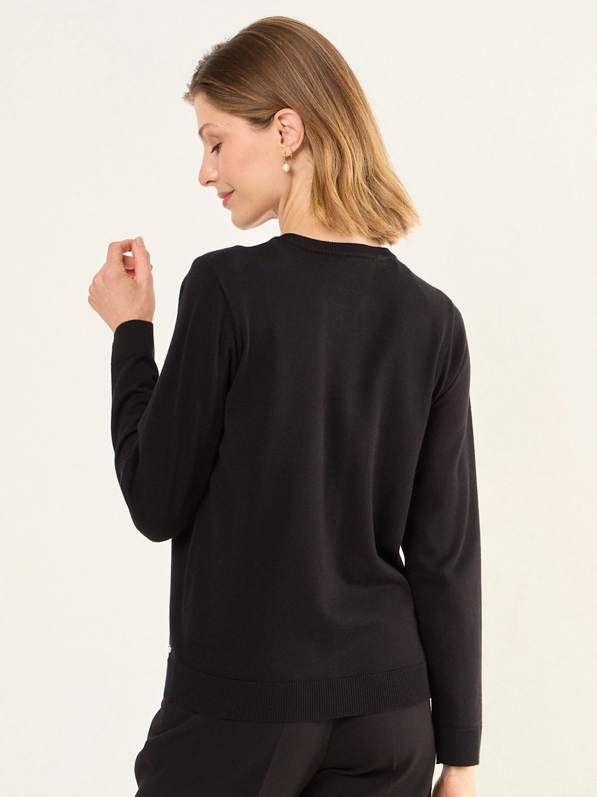 SWEATER MUJER MA GRIFFE ALGODÓN BÁSICO ABOTONADO - 4