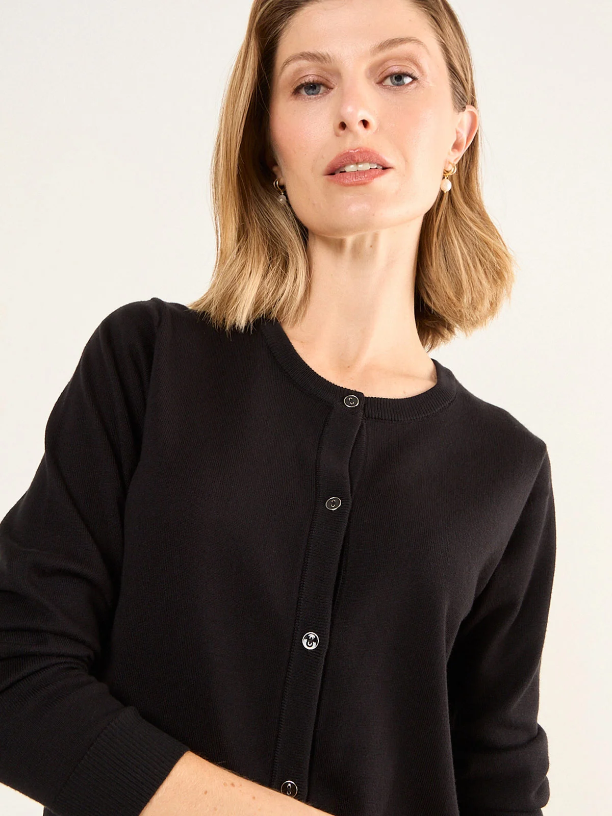 SWEATER MUJER MA GRIFFE ALGODÓN BÁSICO ABOTONADO - 5