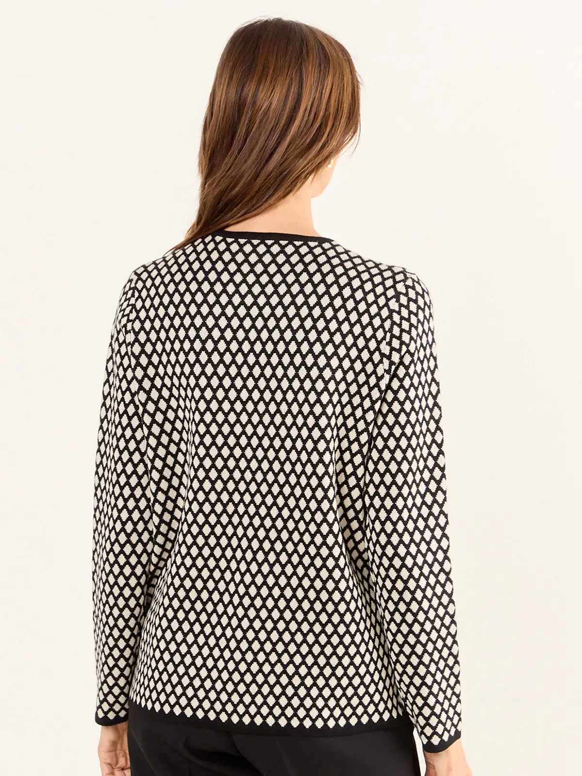 CARDIGAN MUJER MA GRIFFE ESCOTE REDONDO - 4