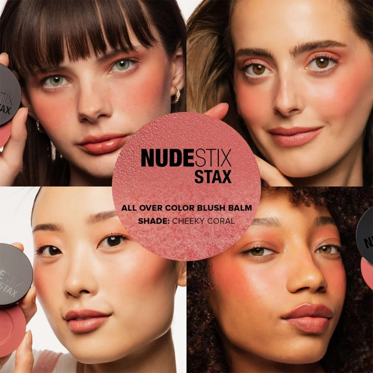 STAX BLUSH BALM CHEEKY CORAL - 3