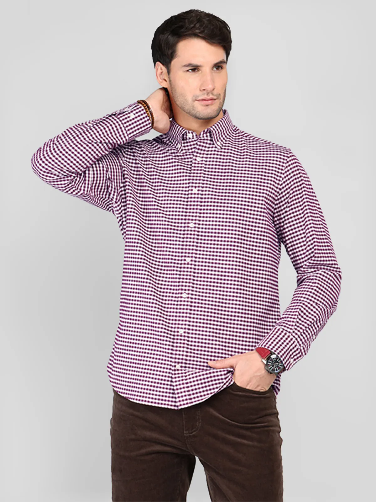 CAMISA MANGA LARGA HOMBRE ARROW OXFORD CM33015 - 1