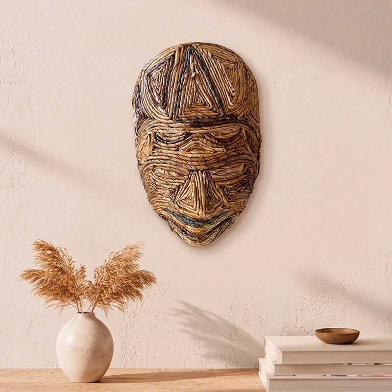 FIGURA DECORATIVA MAISON LINETT MEDITERRÁNEO MÁSCARA TAPADO