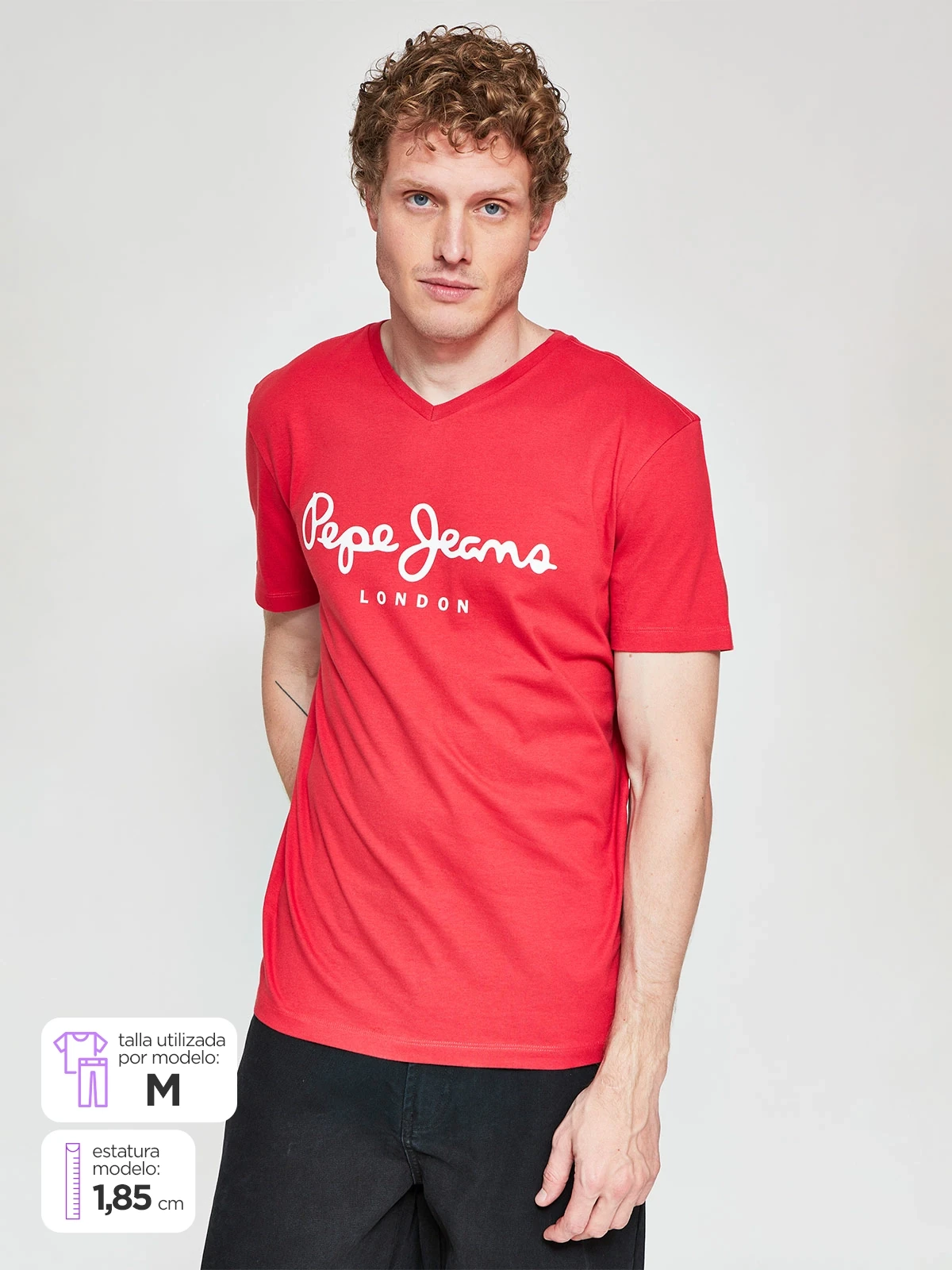 POLERA HOMBRE PEPE JEANS ALGODÓN MANGA CORTA - 1