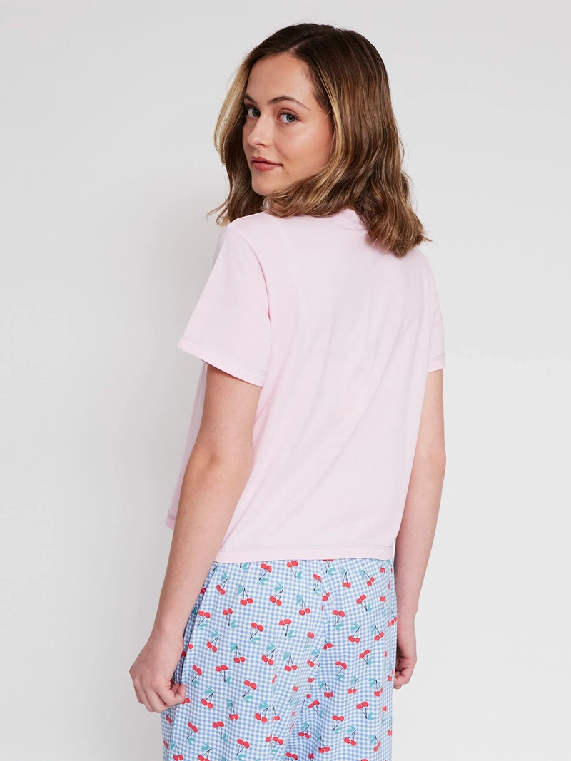 TOP PIJAMA MUJER INDEX MANGA CORTA - 2