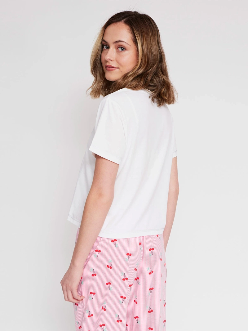 TOP PIJAMA MUJER INDEX MANGA CORTA - 2