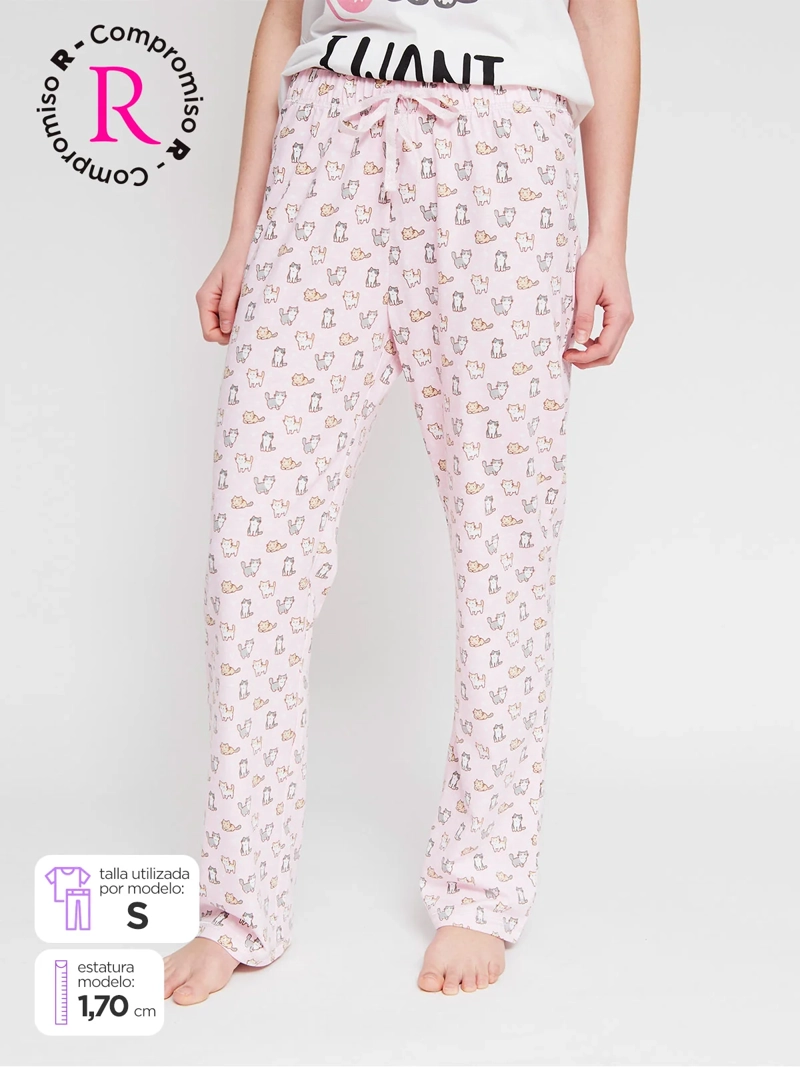 BOTTOM PIJAMA MUJER INDEX RECTO - 1