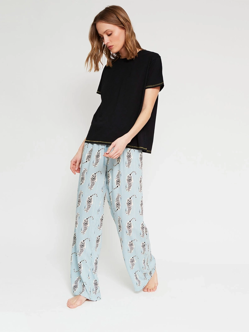 TOP PIJAMA MUJER MARQUIS MANGA CORTA - 4