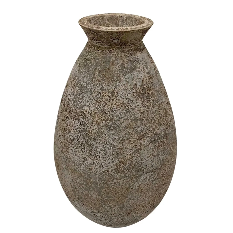 JARRÓN DECORATIVO MAISON LINETT MEDITERRÁNEO 33 CM CAFÉ - 2