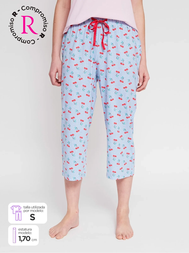 BOTTOM PIJAMA MUJER INDEX CAPRI - 1