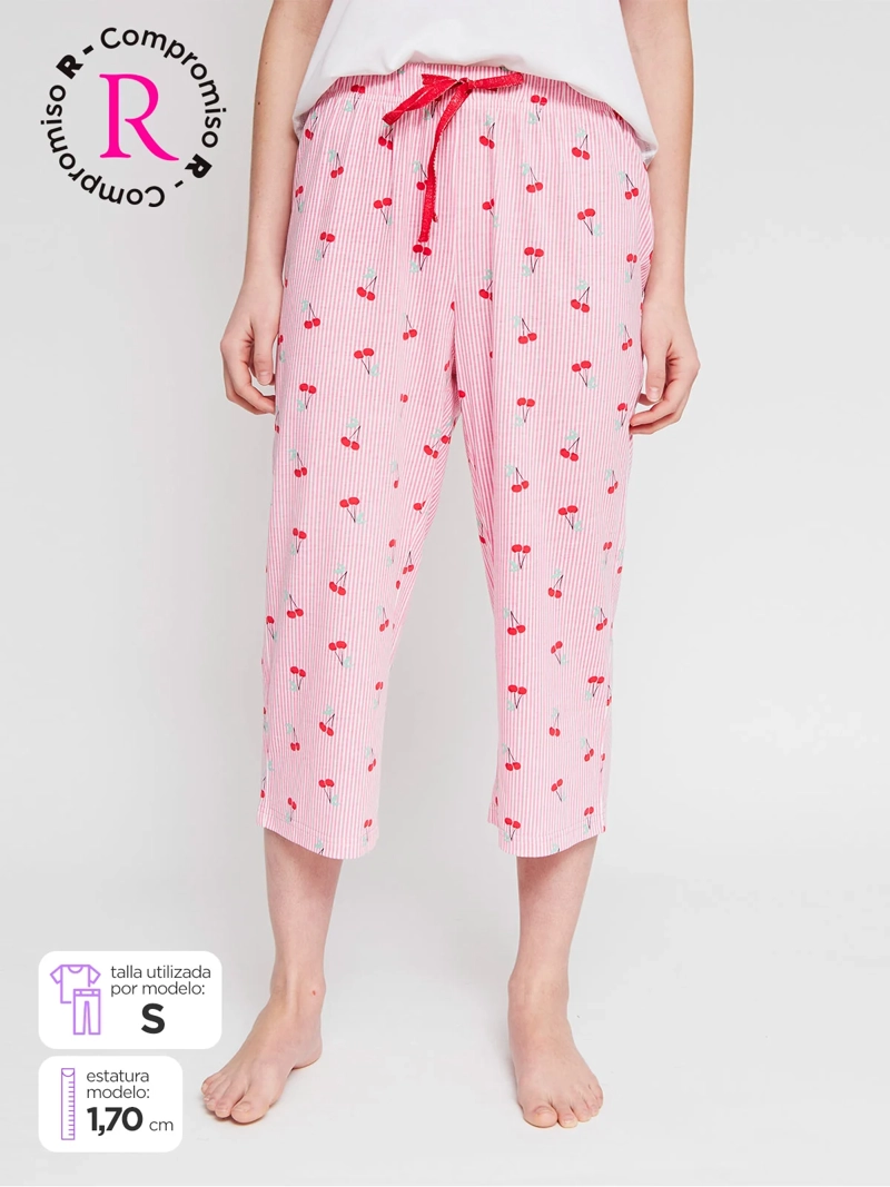 BOTTOM PIJAMA MUJER INDEX CAPRI - 1