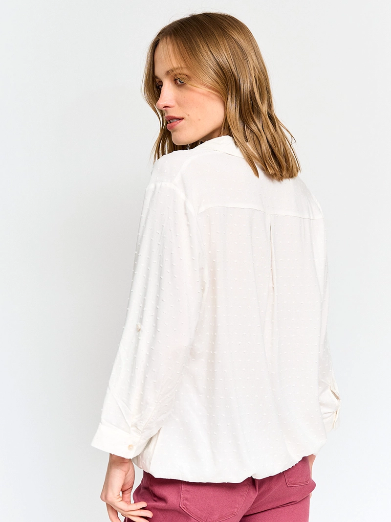 BLUSA MUJER AZIZ MANGA 3/4 CAMISERA - 2