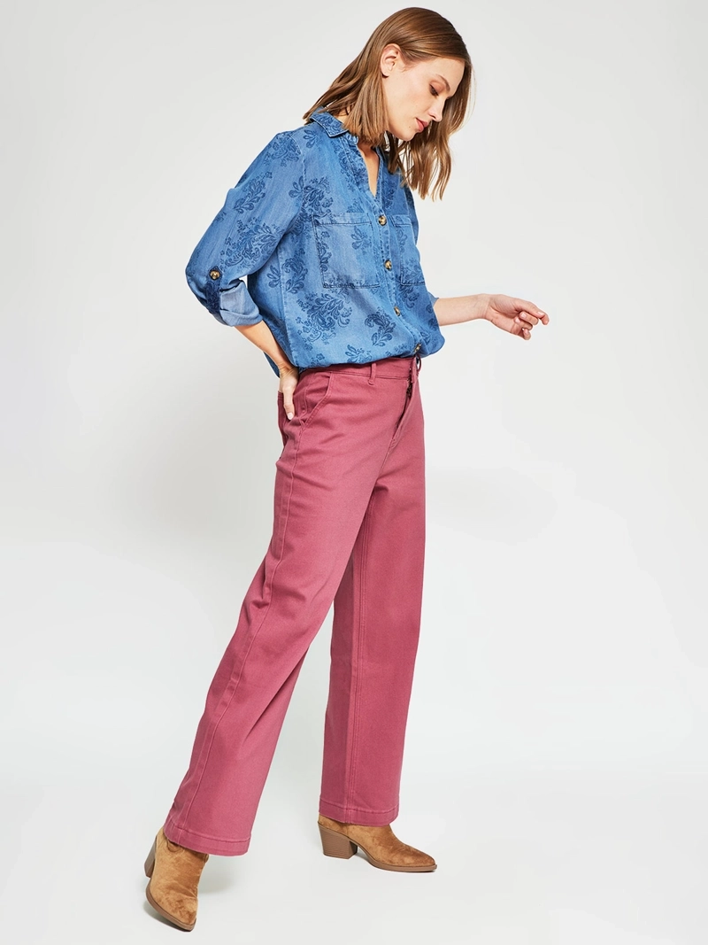 BLUSA MUJER AZIZ CAMISERA - 5