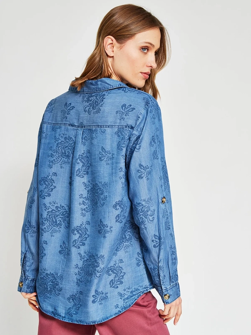 BLUSA MUJER AZIZ CAMISERA - 3